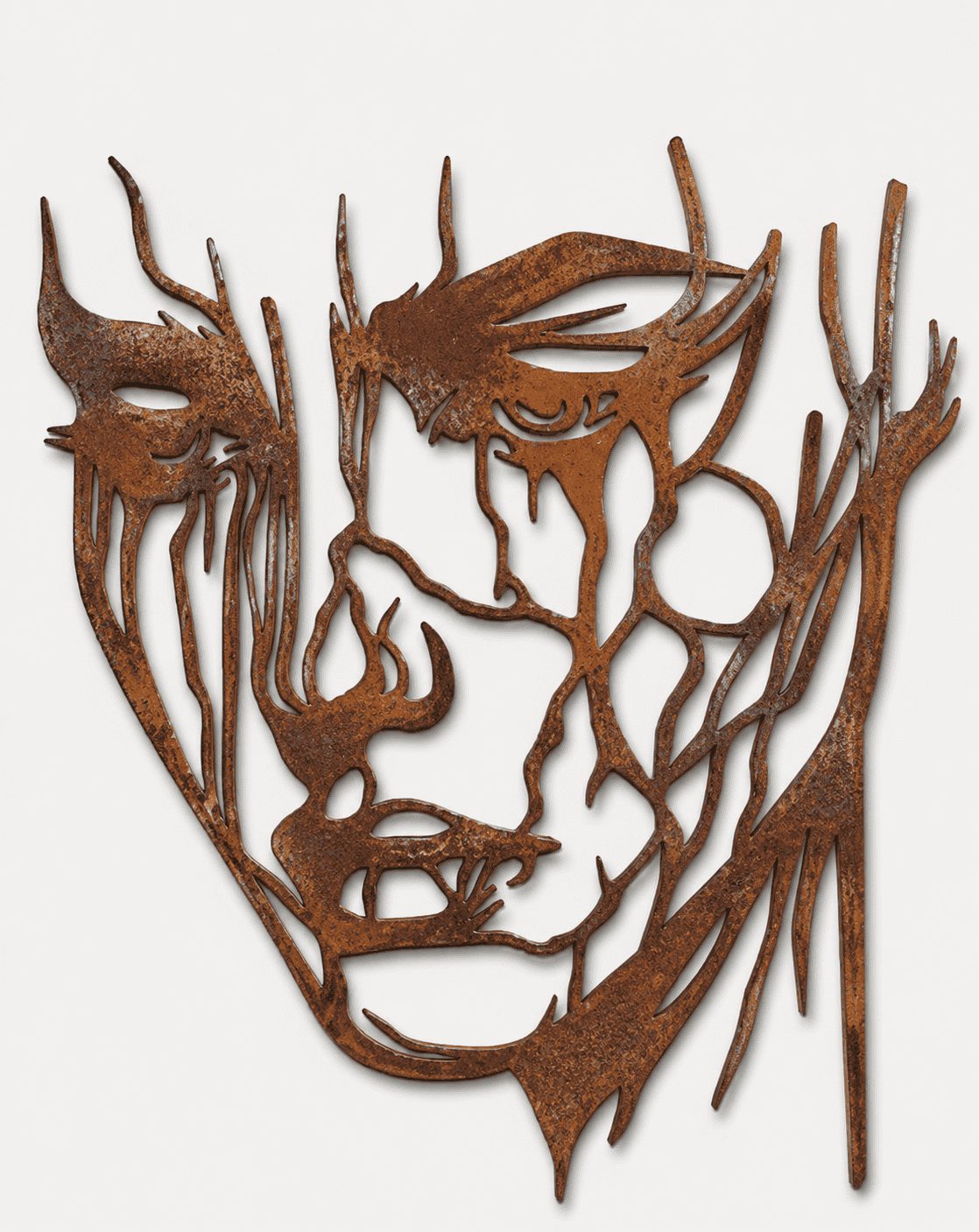VISAGE ACIER CORTEN
