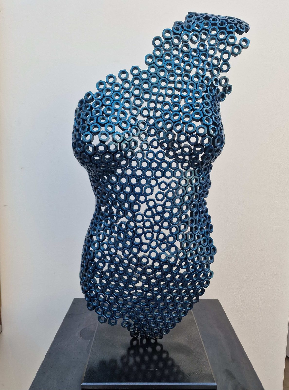 SCULPTURE BUSTE BLEUIE