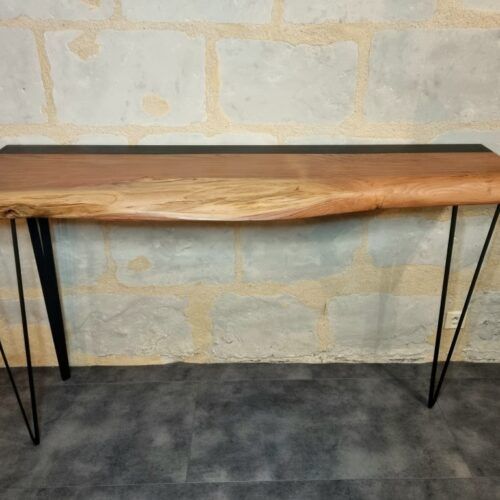Console live edge indus