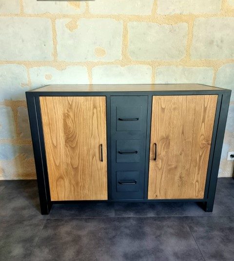 MEUBLE BUFFET DEUX PORTES