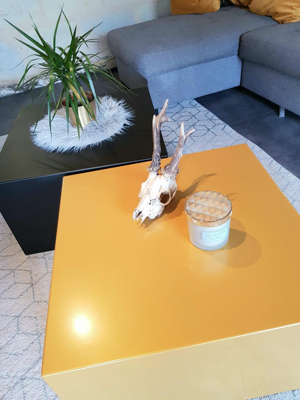 TABLE BASSE SOBRERA OR